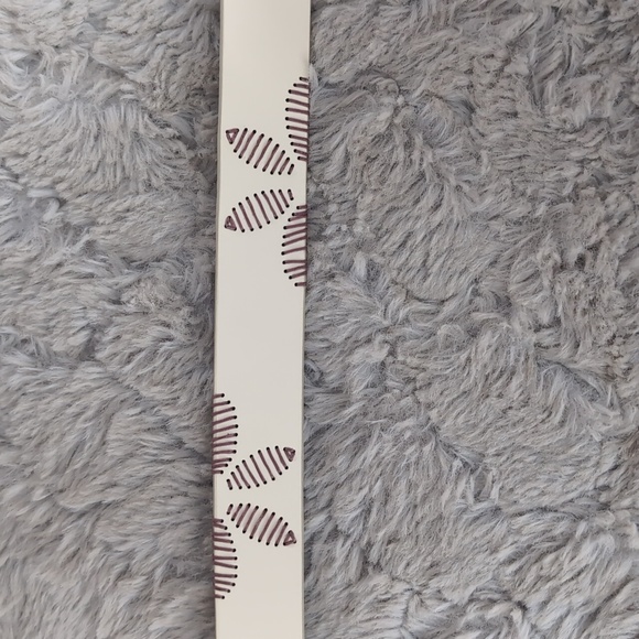 Free People Swift Haze Belt Color White with Purple Embroidery - Picture 3 of 5